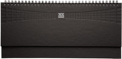 Weekplanner Bureau 2026 - Grote Tafelkalender Januari t/m December, Spiraal, Zwart