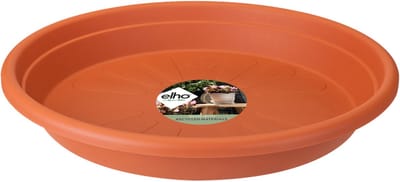 Elho Universele Schotel Rond 15 - Schotel voor Binnen & buiten accessoires - Ø 15.0 x H 2.4 cm - Terra