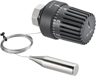 OVENTROP Thermostatische temperatuurregelaar voor Regudis W-HTE aanvoertemperatuurregelmodule, met aanlegvoeler, 25-50 C, 1344582