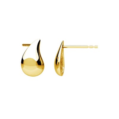 ARLIZI 2407 Oorbellen druppel oorstekers - verguld - 11 mm