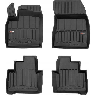 Frogum - Nissan Qashqai III vanaf 2021 - Rubberen automatten 3D - 4 stuks - TPE - 6 cm Hoge Rand