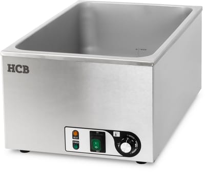 HCB® - HCB Bain marie - 1/1 GN - 230V - RVS / INOX - 9 kg - 2793