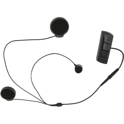 Motorfiets Bluetooth5.0 Helm Headset GPS Navigatie Handsfree Bellen Stereo Muziek Waterdicht black