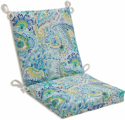 Vierkant Zacht Zitkussen met Multicolor Bloem- en Paisleymotief