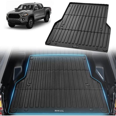 Tapis de benne de camion compatible 2005-2023 Toyota Tacoma Accessoires de revêtement de benne de camion en TPE