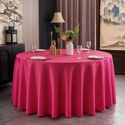 Europese Minimalistische Tafelkleed Universeel Bloemenpatroon Tafelkleed voor Restaurants Bruiloft Banket Huis Stoffen Decoratie diameter 160cm