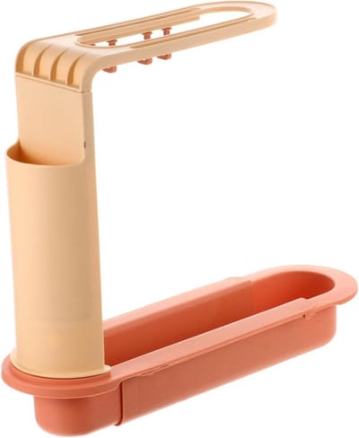 Keuken Organizer - Opbergrek Borden - Keuken Opbergen - Uittrekbaar Ontwerp - 48x11cm - Roze