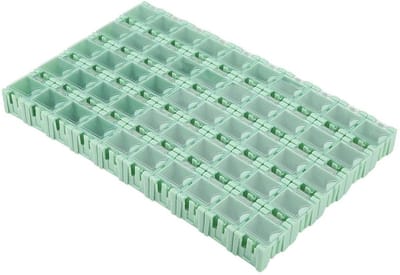 Dailygoody - SMT Opbergbak - 50 Stuks Groene SMD Container voor Elektronische Componenten