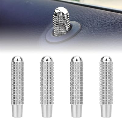 Set van 4 Deur Slot Pin Knop Covers voor Auto Accessoires - Geschikt voor W205 W166 W213 C GLE GLC