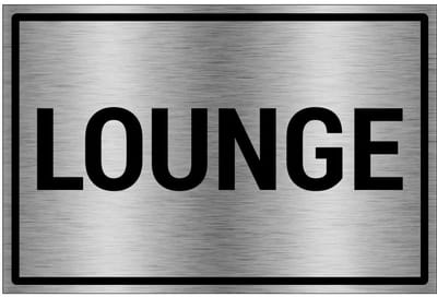 Lounge bord - gecoat brushed aluminium - grijs zwart | 30 x 20 cm