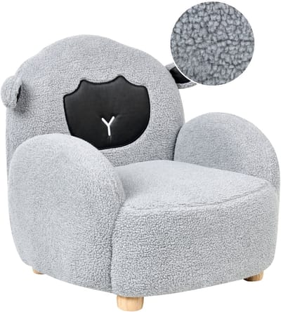 ULA - Kinderfauteuil - Grijs - Bouclé