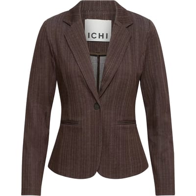 Blazer van viscosemix met reverskraag model 'KATE'
