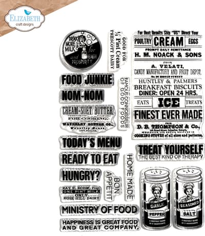 ECD Clear stamps A5 - Let's eat