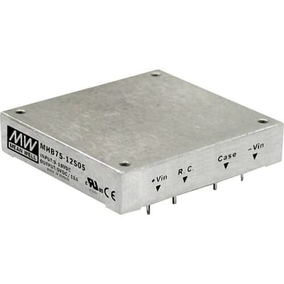 MW Mean Well MEAN WELL MHB75-12S05 DC/DC-converter 75 W Aantal uitgangen: 1 x Inhoud 1 stuk(s)
