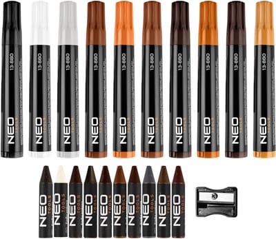 NEO Tools - Reparatiedoek - 21-delig - Kleurrijken Vullers - Markers