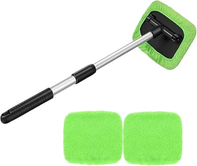 Ruitenreiniger - Glasborstel - Auto en huis - 180 graden draaibaar - 30 cm - Niet gespecificeerd