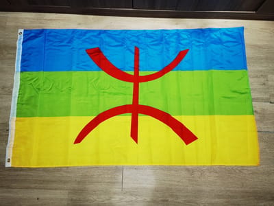 Berbervlag - Amazigh - Berberse vlag - 90 x 150 cm - Berberse identiteit - Berber - Flagg - Vlag - CHPN