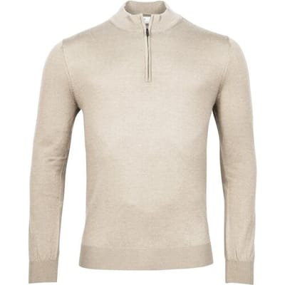 Thomas Maine Trui Pullover Shirt Style Zip Single Knit Kitt / male