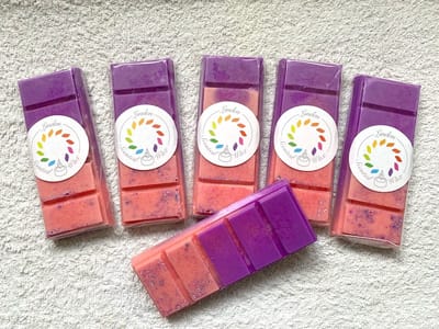 Waxmelts ROSEWOOD & VELVET waxmelt parfum geur - Linden - handgemaakt - 100% sojawax - aromatic - voor geurbrander - huisparfum -