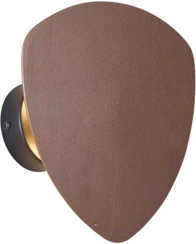 QAZQA pulley organic - Design Wandlamp voor binnen - 2 lichts - D 10 cm - Brons - Woonkamer | Slaapkamer | Keuken