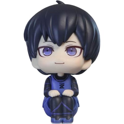 BLUE LOCK Actiefiguren Isagi Yoichi Bachira Meguru Anime Figuur Q Versie Figuur PVC Verzamelmodel Kinderpop Speelgoed Cadeaus black