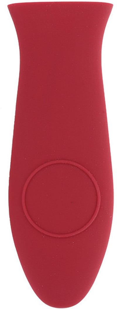 Handgreepbeschermer van siliconen - Warmte-isolerende handgreepbeschermer van siliconen - Vaatwasmachinebestendig - Herbruikbaar - (Rood - 14,3*5*2,5 cm)