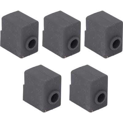 5 STUKS Verwarmingsblok Siliconen Hoesjes Elastische 3D Printer Hotend Siliconen Sok voor Kobra 3 gray