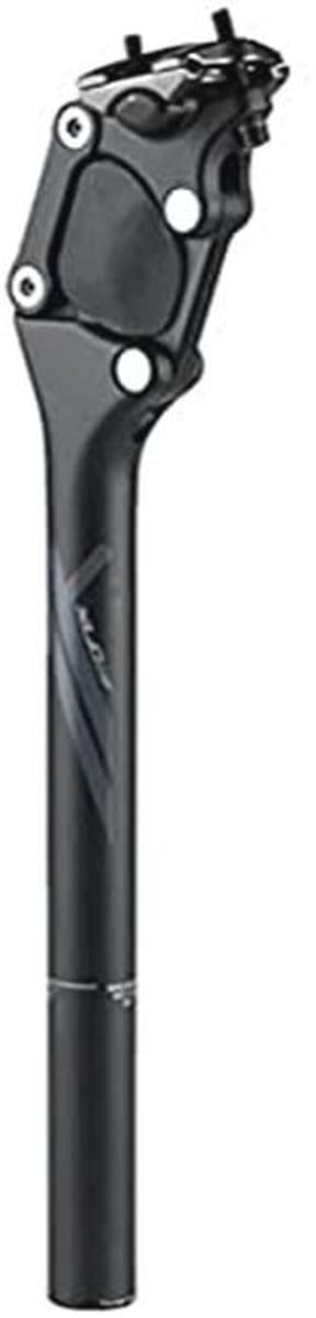 Zwarte Zadelpen 31,6 mm - 350 mm met Veer en Demping voor Fietsen