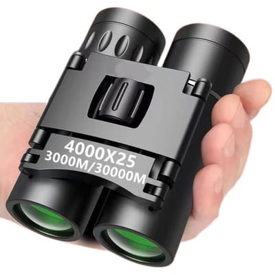 4000X25 Zoom Telescoop Professionele BAK4 HD Krachtige Verrekijker Lange Bereik Draagbare Monoculaire of Kamperen Toerisme Buiten black