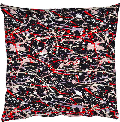 Sierkussens - Kussentjes Woonkamer - 50x50 cm - Spat - Abstract - Waterverf - Zacht
