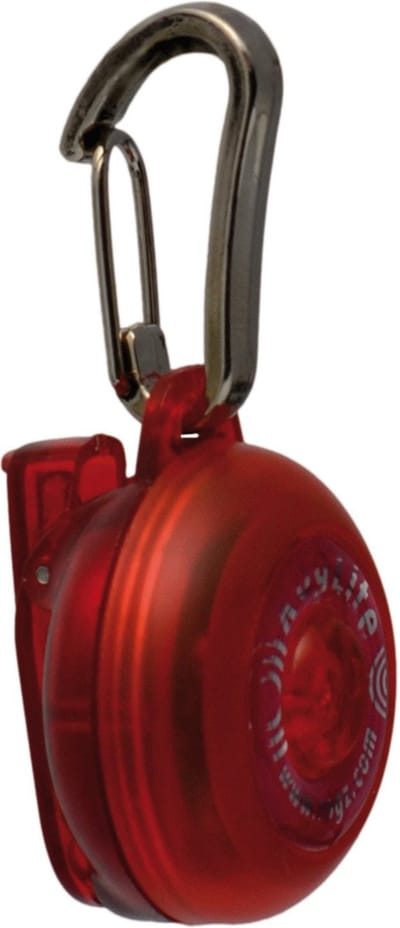 Rogz for Dogs RogLite hondenlampje - Rood - waterbestendig - LED dierenlampje