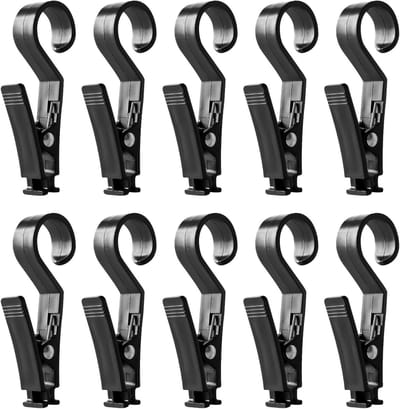 Set van 10 Kledingknijpers - Plastic Klemmen voor Tenten, Handdoeken en Sokken - Ideaal voor Kamperen en Buitenshuis Gebruik