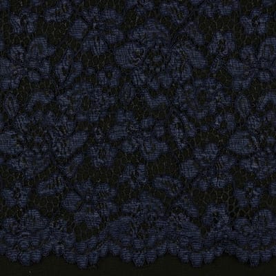 10 meter kant stof - Navy - 145cm breed