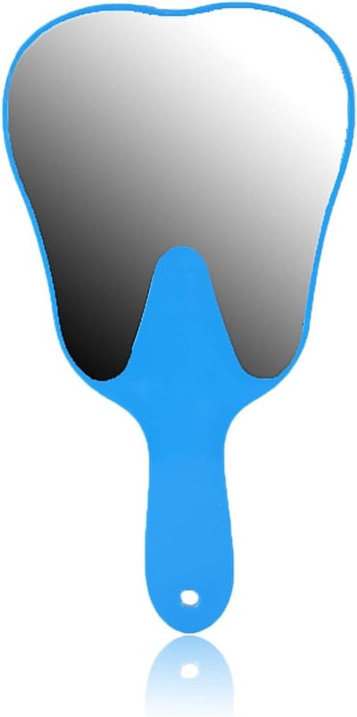 Mondspiegel voor Tandheelkundige Inspectie - Plastic Handvat - Professioneel en Duurzaam, Ideaal voor Tandartsen en Huishoudelijk Gebruik