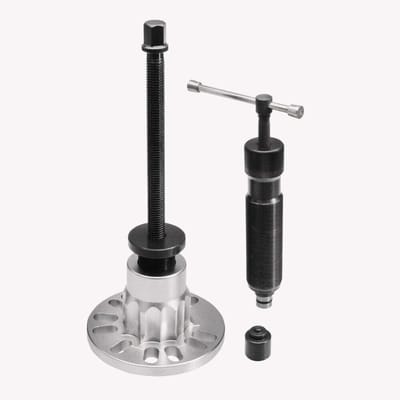 Hydraulische trekker - Wiellager gereedschap - Aandrijfassen uitdrukken - Voor 4 of 5 gaten - 10 Ton capaciteit - blauw