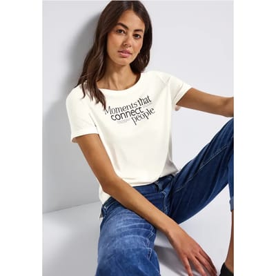 Shirt met print aan de voorkant