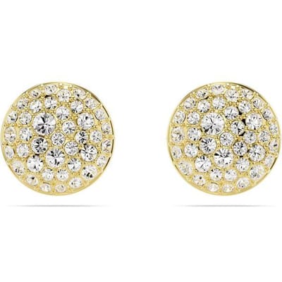 Swarovski Meteora Belegd Transparant Rond Sublima Imitatie Kristal Goudkleurige Oorbellen Damesoorbellen 5683444 Box (Random Color) beige