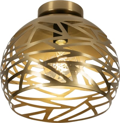 Lumidora Plafondlamp 75009 - Plafonniere - CELES - E27 - Goud - Messing (kleur) - Metaal - ⌀ 30 cm