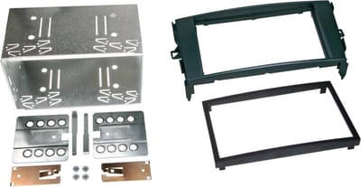 2-DIN Paneel geschikt voor Toyota Auris (E150) Toyota Verso (AR2) - 2013 - Kleur: Zwart