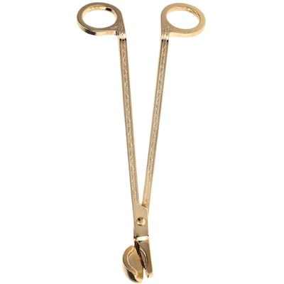 Halfronde Plating Roestvrij Staal Kaars Hart Clip Lonttrimmer Schaar Gereedschap(goud)