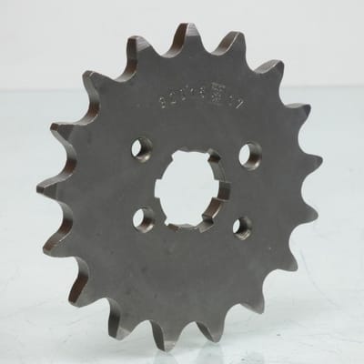 Pignon de sortie de boite Esjot pour Moto Yamaha 350 Rd Lc Ypvs 1982 à 1988 17 dents pas 520 Neuf