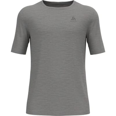 Odlo Merino 200 Korte Mouwen Basislaag Grijs S Man