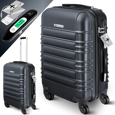 KESSER® Handbagage Koffer 55L Reiskoffer - Trolley op wieltjes met Cijferslot, bagageweger en bagagelabel