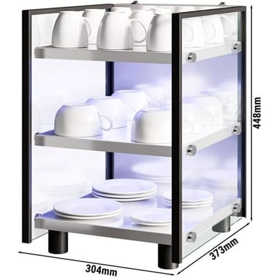 GGM Gastro Tassenwärmer - 100 Watt - mit 3 Ablagen