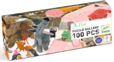 Puzzel Gallery - Legpuzzel 100 stukjes - Kinderspel Logica - FSC Gecertificeerd Papier - 97 x 33 cm - Meerkleurig