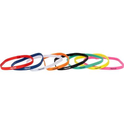Avento Sporthaarbanden Elastiek - 8 stuks - Trendy kleuren - Antislip