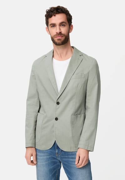 camel active Elastisch colbert met veiligheidszak - Maat menswear-50 - Khaki