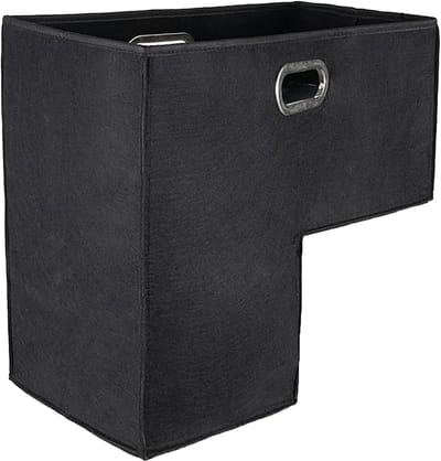 Opbergmand - Opberger mand - Trap organiseren - Inklapbaar ontwerp - 5.2 x 23.5 x 5.2 cm - Zwart