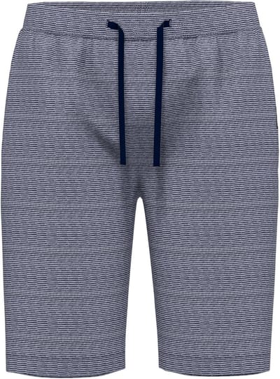 Gotzburg heren pyjama- of loungebroek - middenblauw melange