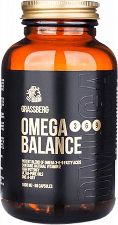 Grassberg Omega 3-6-9 Balance (90 Caps) Unflavoured - Vitaminen, mineralen & gezondheid - Vetzuren